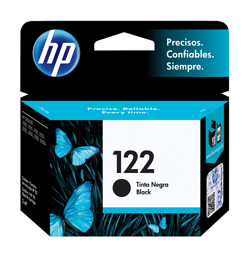 Cartucho de Tinta HP 122 Negra Original - Tienda HP.com Colombia