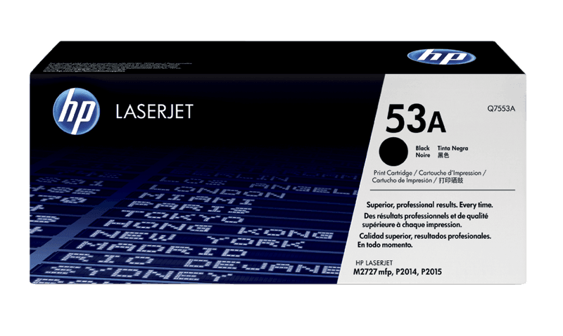 Cartucho de Tóner HP 53A Negro LaserJet Original - Tienda HP.com Colombia