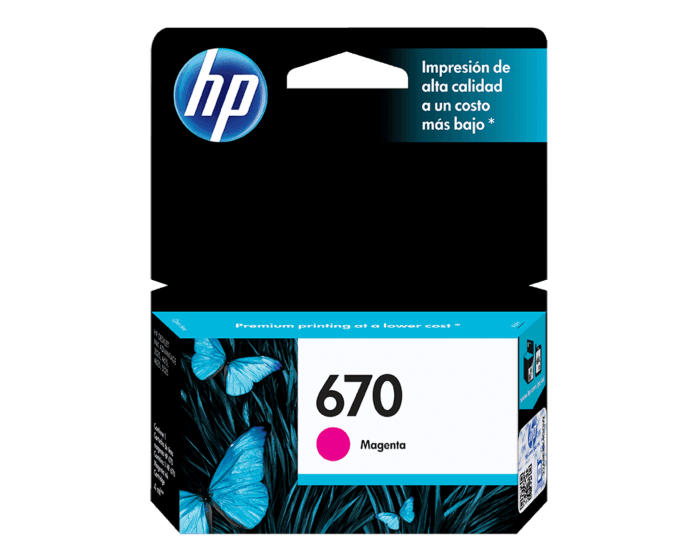 Cartucho de Tinta HP 670 Magenta Original - Tienda HP.com Colombia