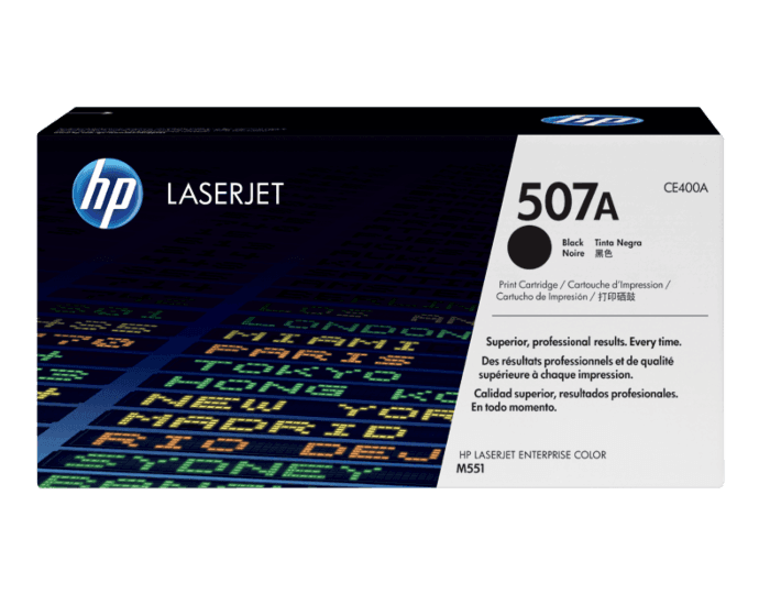 Cartucho de Tóner HP 507A Negro LaserJet Original - Tienda HP.com Colombia