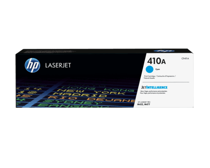 Cartucho de Tóner HP 410A Cian LaserJet Original - Tienda HP.com Colombia